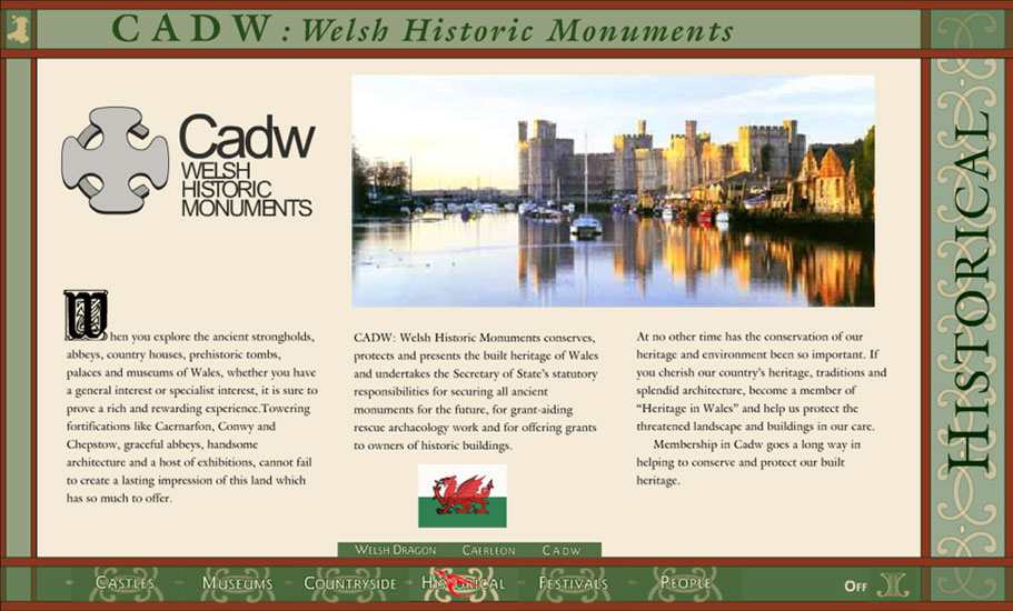 Welsh Tourist Board Design